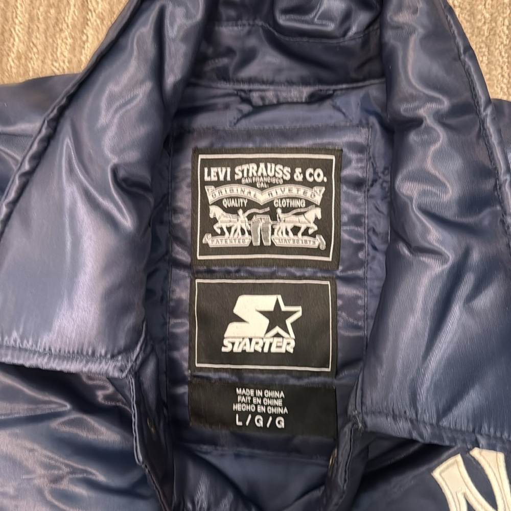 Levi’s x Starter NY Yankees Jacket NWT Size Large - Picture 11 of 16